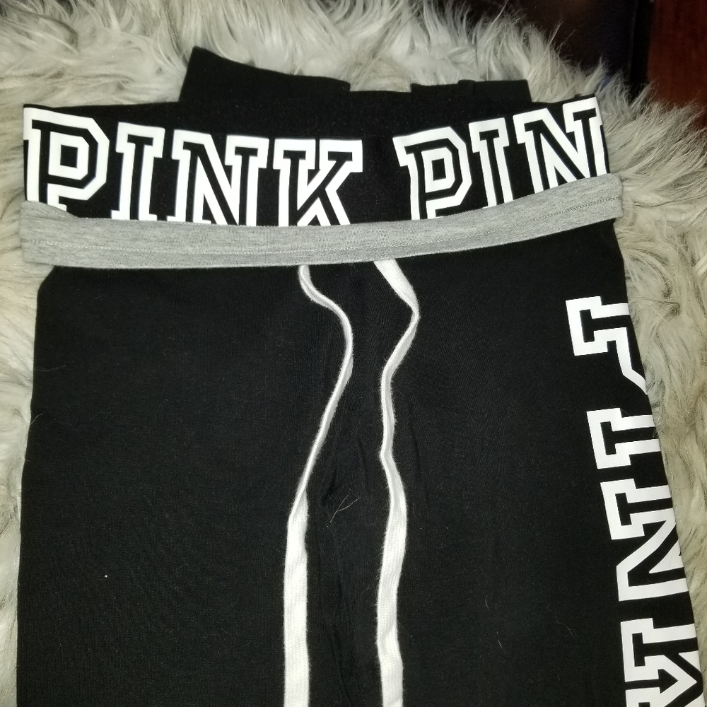 Pink yoga pants